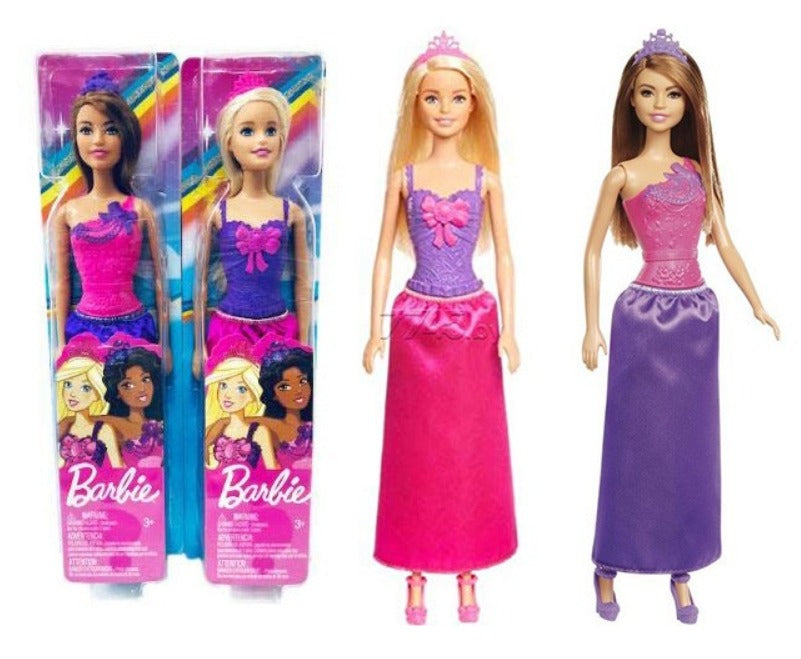 DMM06 - MATTEL - Barbie Basic Princess Doll - Modello Casuale